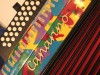 Canarino B system button accordion - multicolour